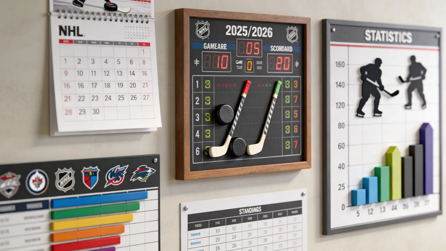 НХЛ 2025/2026 — календарь, результаты, таблица и статистика сезона