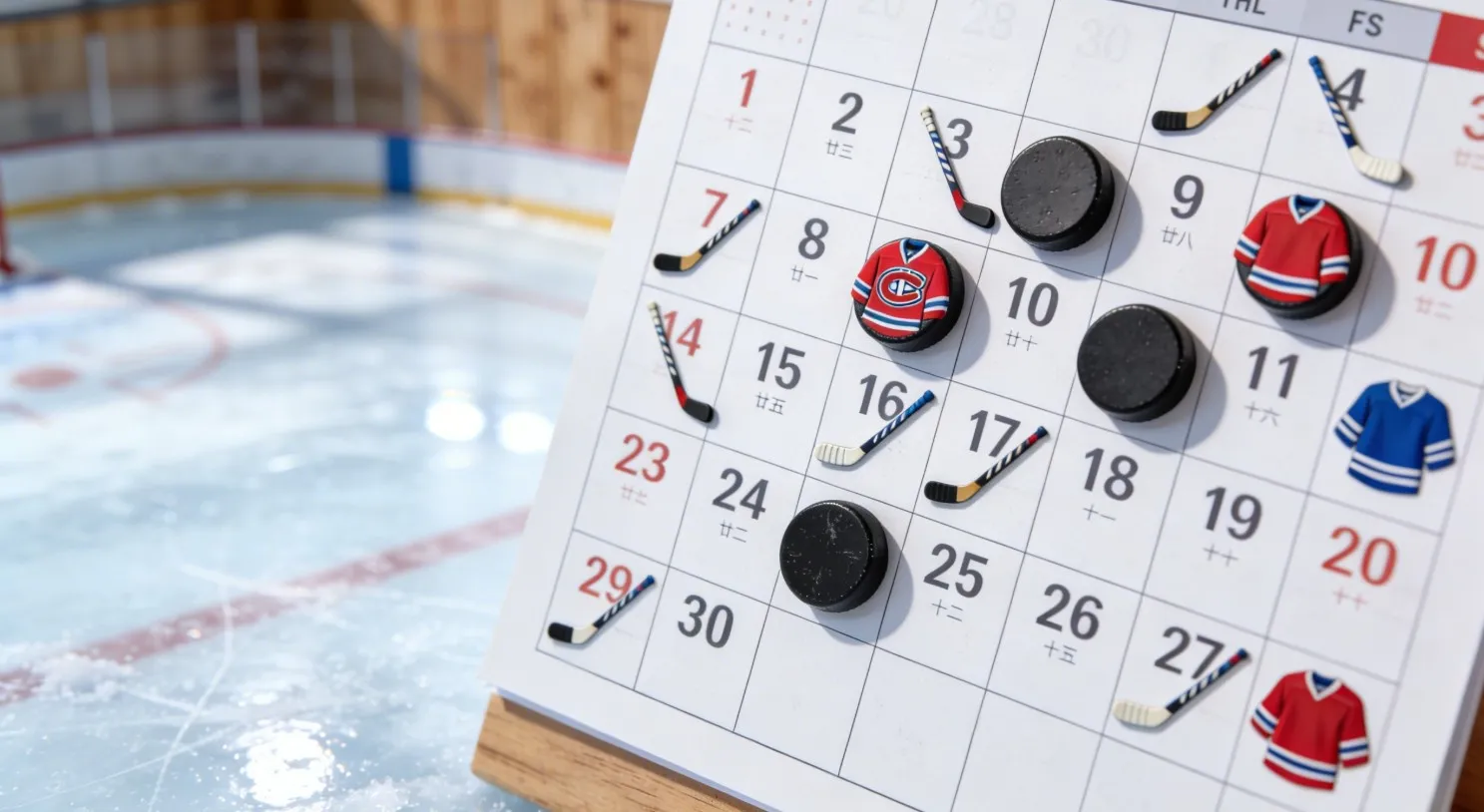 Расписание хоккейных матчей